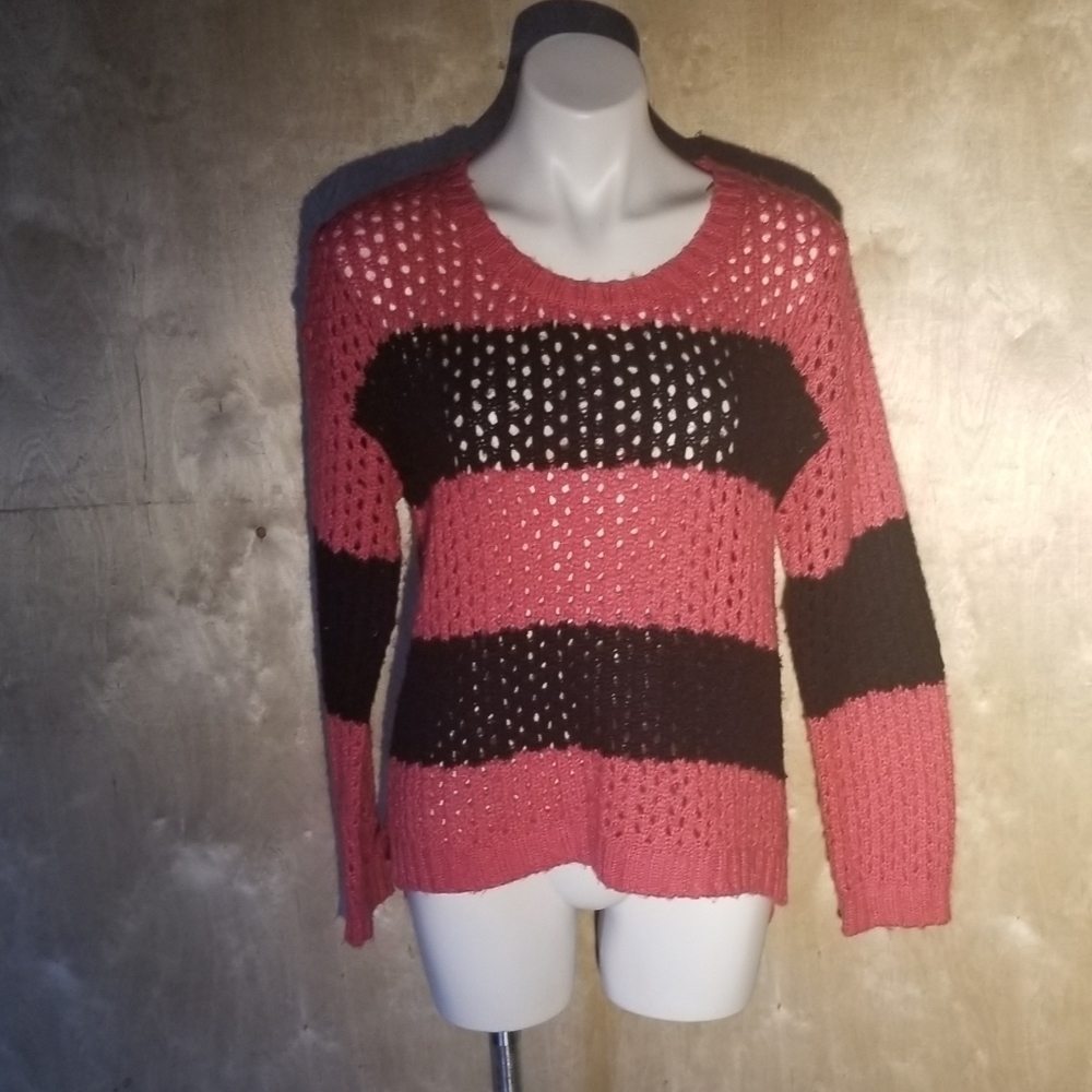 Love always waffle knit sweater